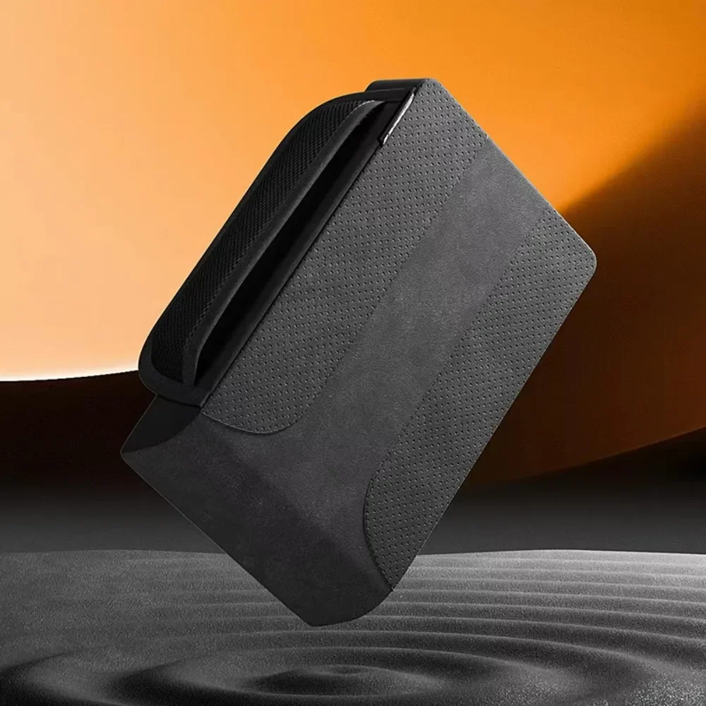 Suede Car Armrest Mat Height Pad Armrest Box Auto Center Arm Rest Cushion Universal Memory Foam Console Arm Rest Protection