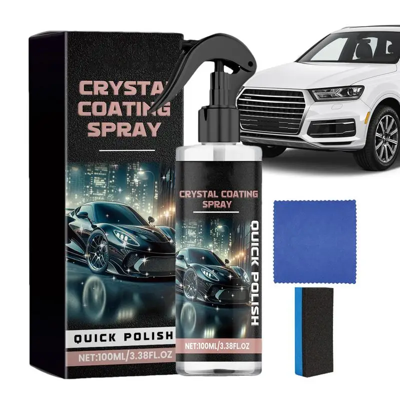 Car Coating Agent 100ml Coating Renewal Agent Multifunctional Safe Quick Effect Coating Agent Nano Car Protection Spray For Cars