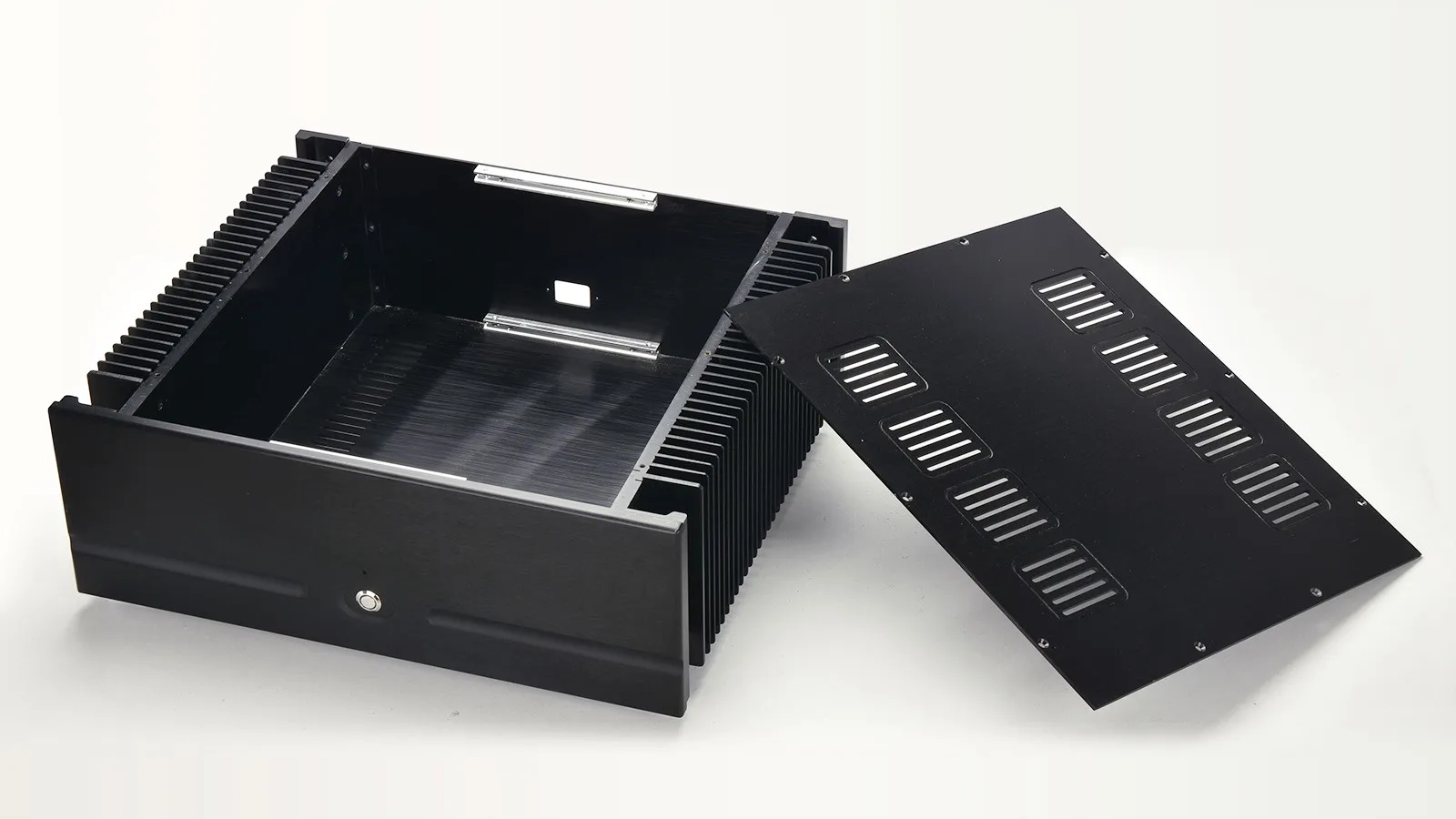 4315H hifi لتقوم بها بنفسك صندوق ألومنيوم كامل هيكل مكبر كهربائي فئة أ صندوق PSU