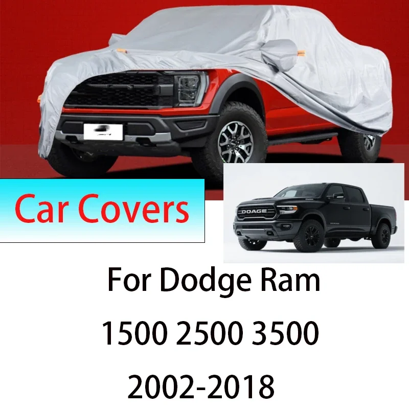 

Для Dodge Ram 1500 2500 3500 наружная защита, полный автомобильный чехол, снежный чехол, солнцезащитный козырек, водонепроницаемый, пылезащитный, внешний вид