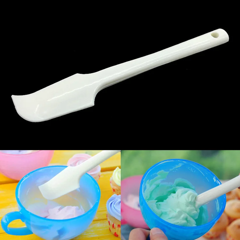 Silicone Cake Arc Palette Scraper Cake Cream Butter Spatula Mixing Scraper Brush Fondant Cake Tools