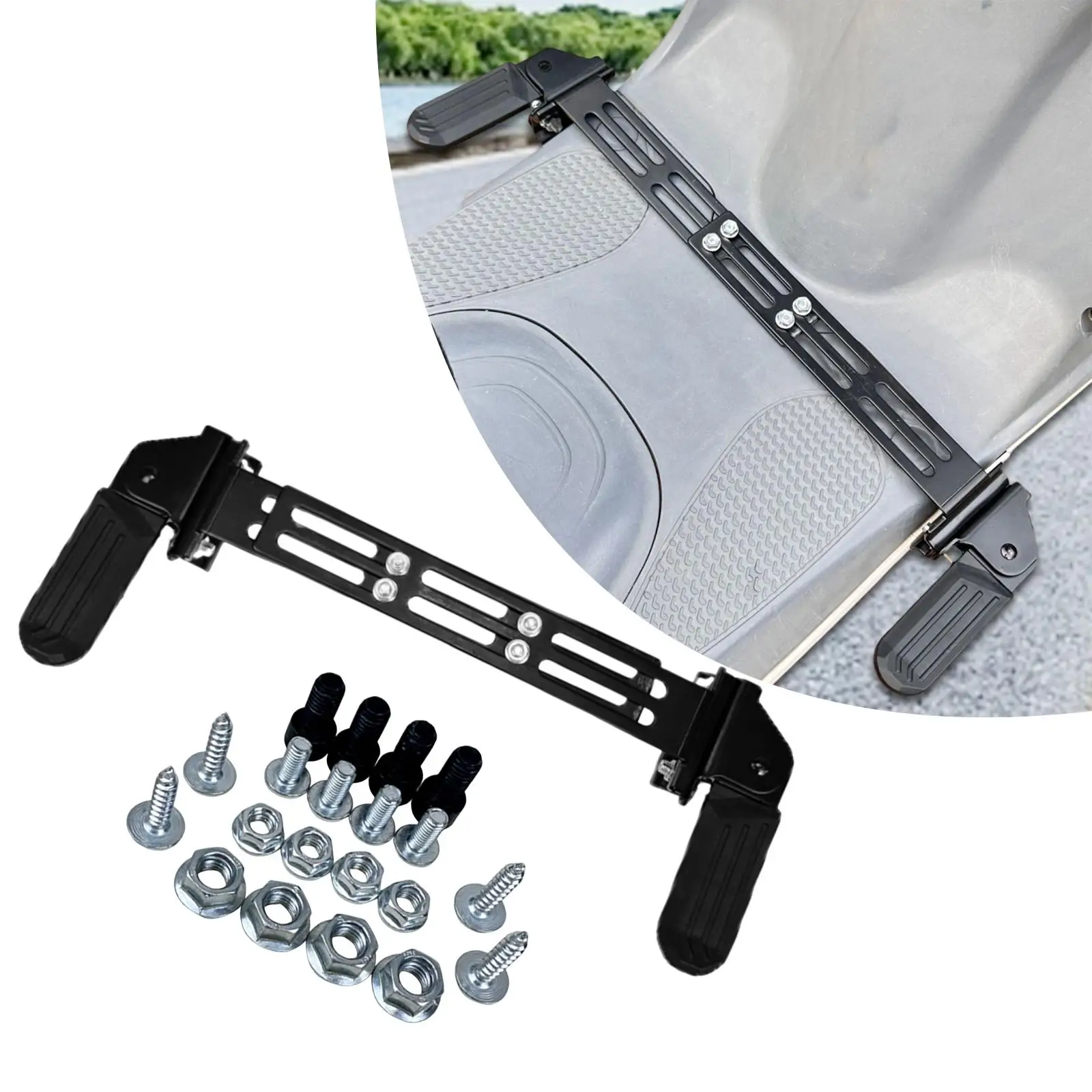 Electric Bike Pedal Bike Foot Peg Stable Easy Installation Nonslip Foot Rest Footpeg for Electric Bicycle Motorcycle Fittings