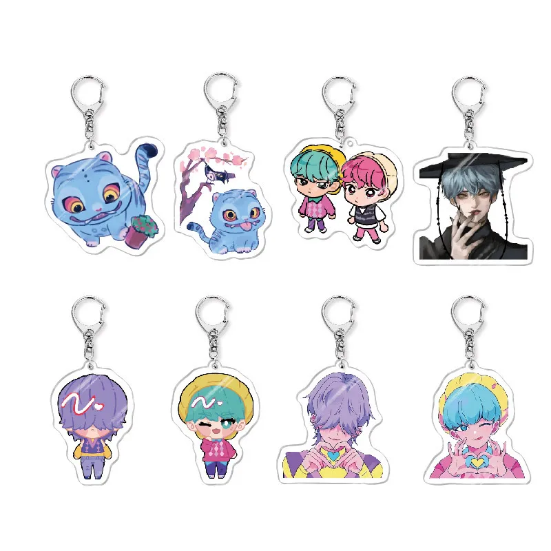 

Kpop охотники на демонов акриловый брелок креативные аксессуары подарок для фанатов корейские музыкальные товары милый дизайн персонажей уникальный