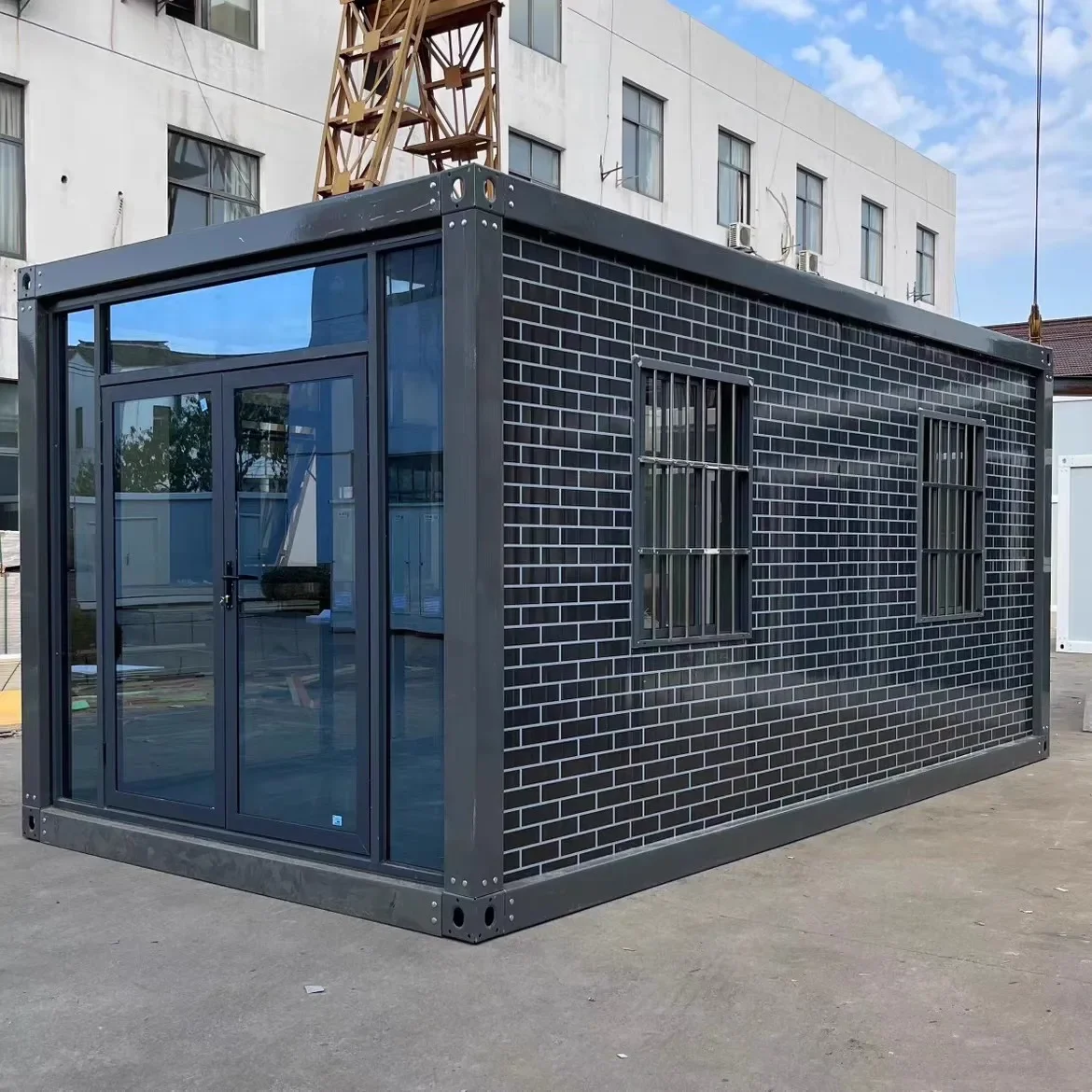 Customized Residential Container Mobile House Customized Office Temporary Mobile House Assembly Removable Glass Sunshine House