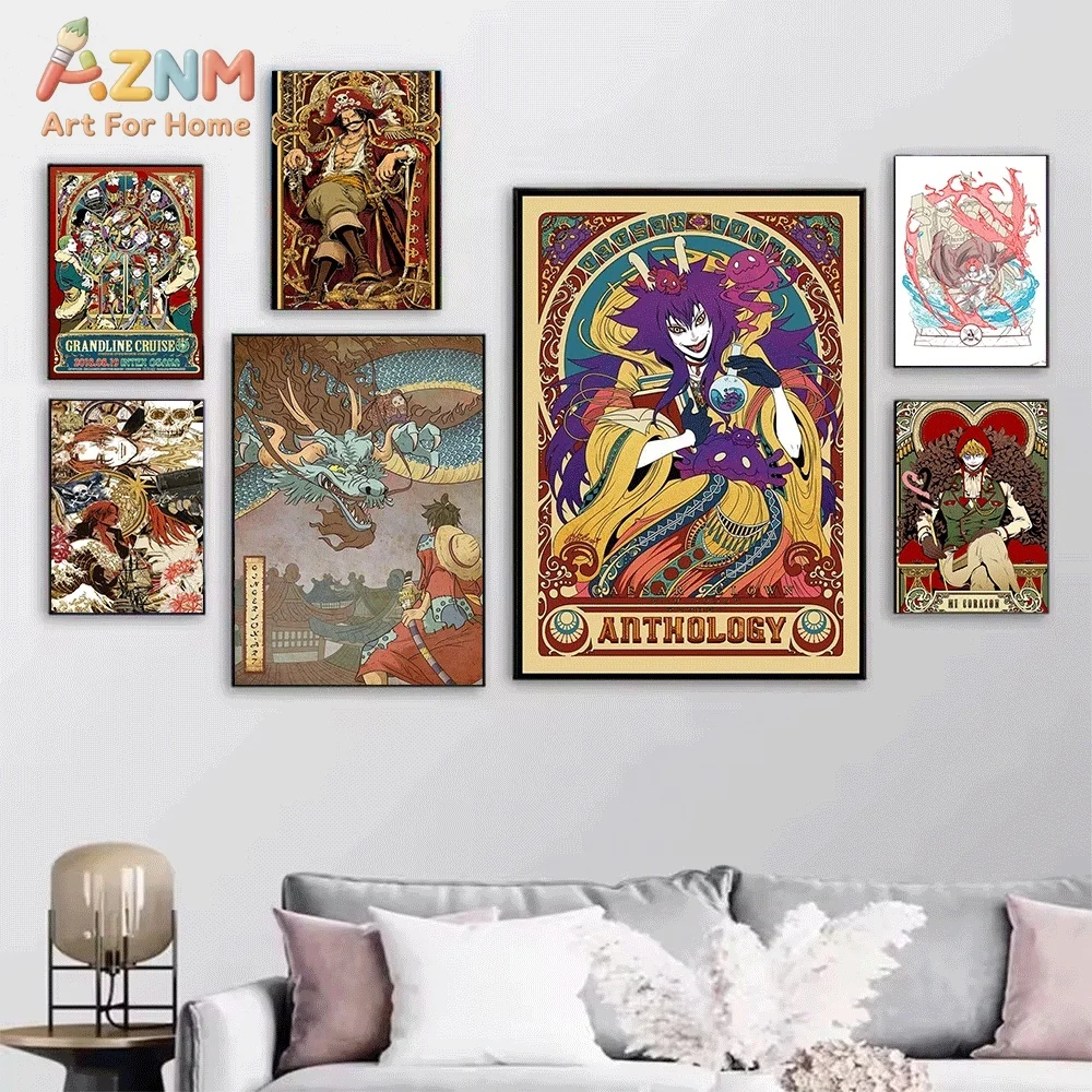 One Piece Anime Canvas Wall Ar - огляд і ціна Photography Pose