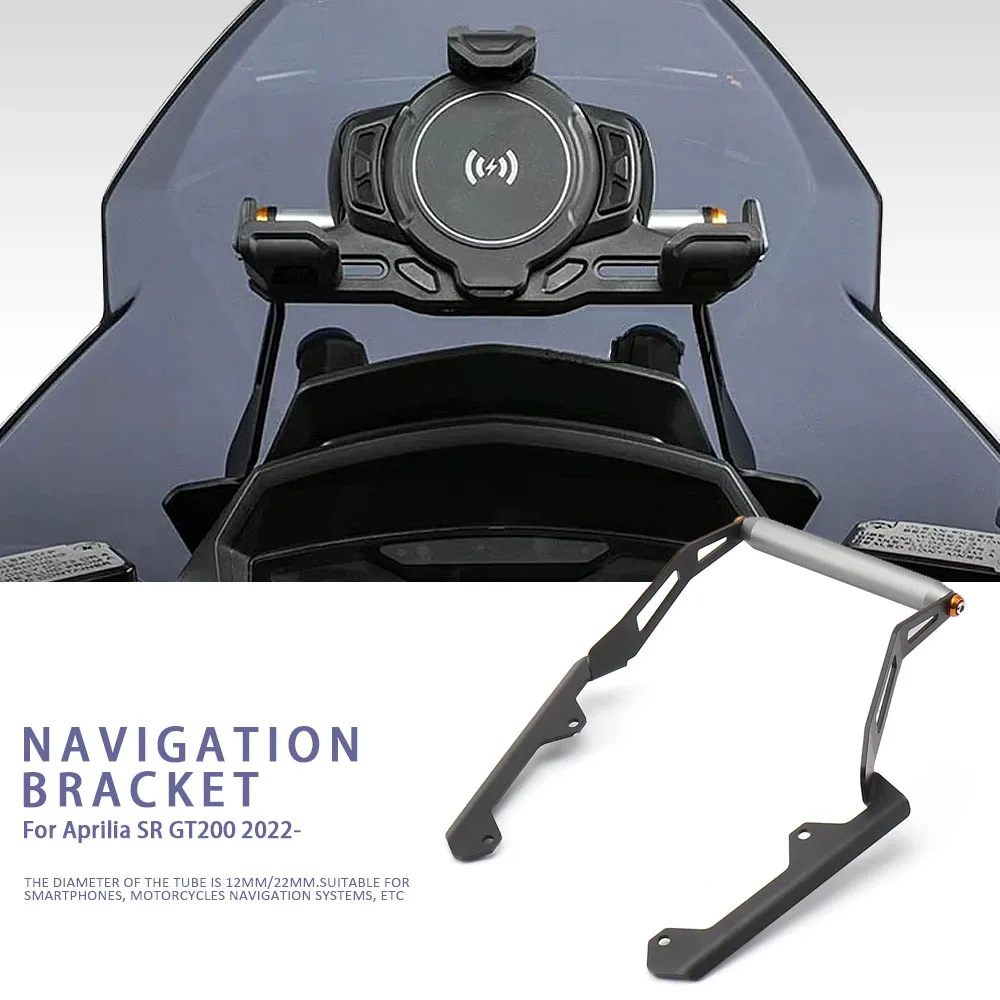 

Navigation Bracket For APRILIA sr gt200 Motorcycle windshield Stand Holder Phone Mobile Phone GPS SR GT200 GT 200 2022 2023