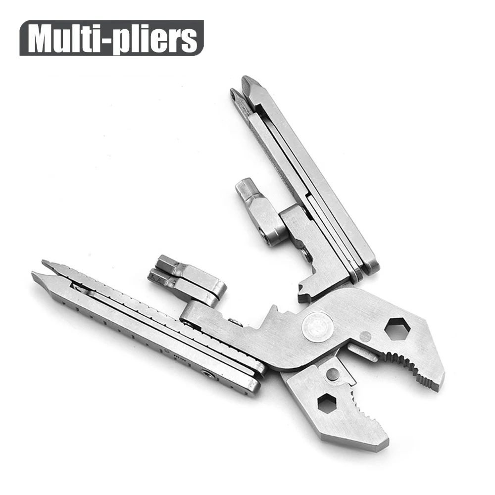 25 In 1 Portable Mini Folding Pocket EDC Multi-Functional Pliers Outdoor Camping Tool Multitools For Home Machine Repairing