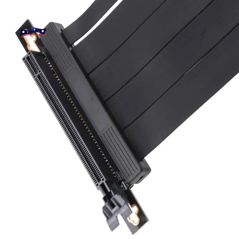 AEF1-Cable elevador PCIE 4,0 16X de velocidad completa Cable de extensión de tarjeta gráfica Puerto PCI Express extensor elevador GPU