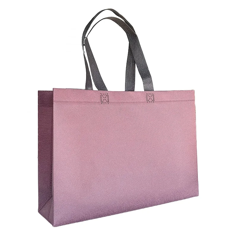 StoBag 10 pezzi Tote bag in tessuto Non tessuto tessuto colorato portatile eco-friendly Shopping Storage sacchetto grande riutilizzabile Logo