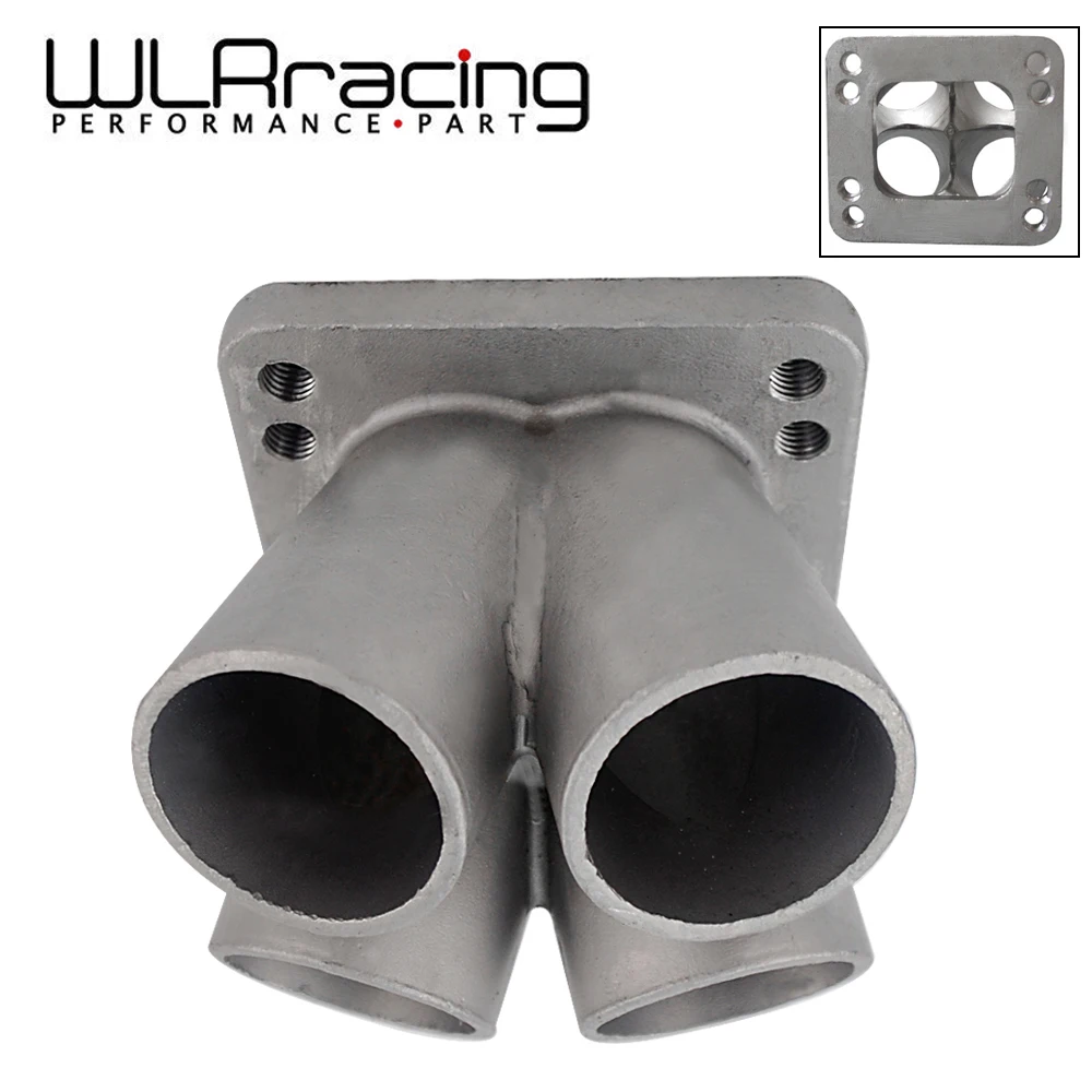 WLR - Cast Stainless Steel 4-1 Turbo header manifold Merge collector T3 T4 with T3 Flange WLR-THM01-4