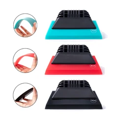 EHDIS Car Glass Window Cleaning Scraper with Soft Rubber Blades Multi-Hardness Water Drying Squeegee PPF Wrapping Vinyl Tools