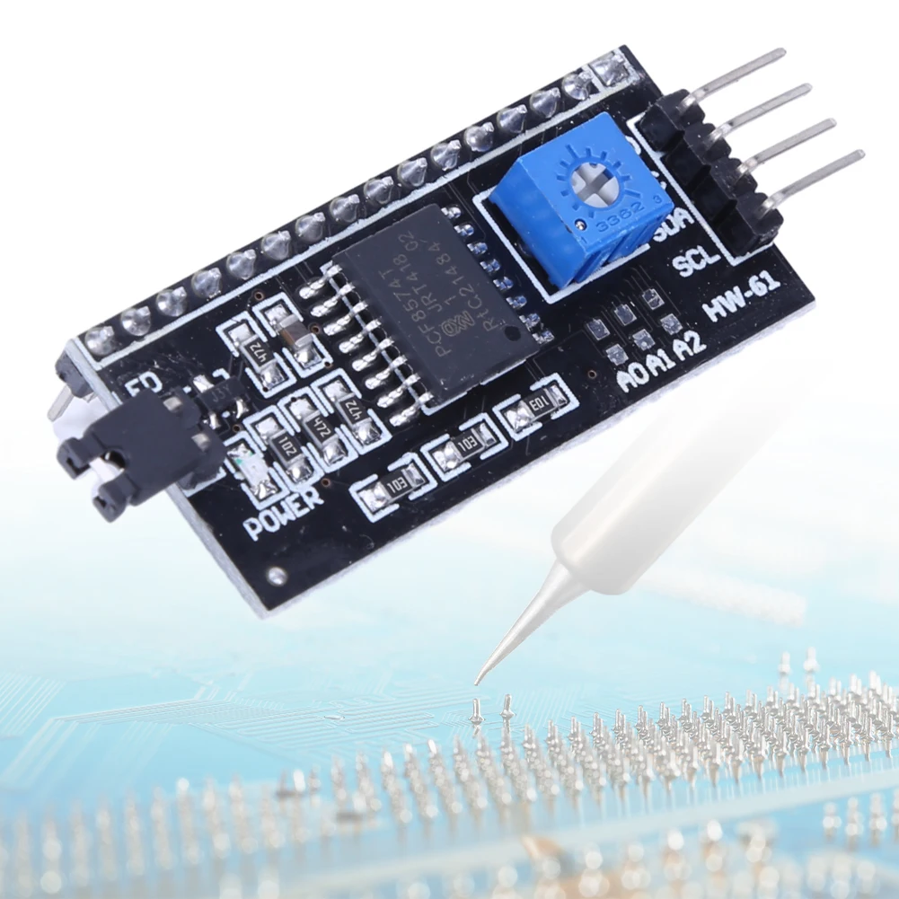 

PCF8574 IIC Serial Interface Adapter IIC I2C LCD1602 2004 IIC Serial Interface Board for Arduino Robort Parts