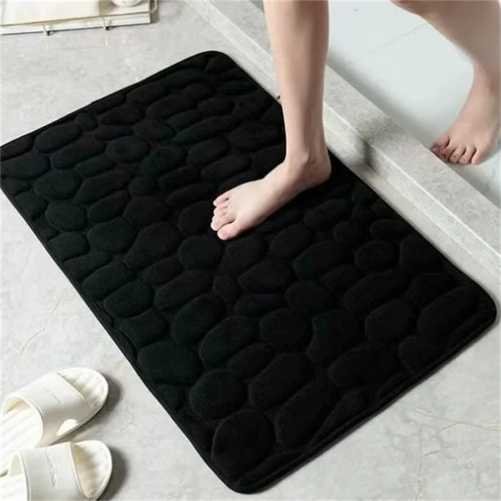 Non-slip Bathroom Carpet Absorbent Memory Foam Shower Bath Mat Floor Rug Doormat