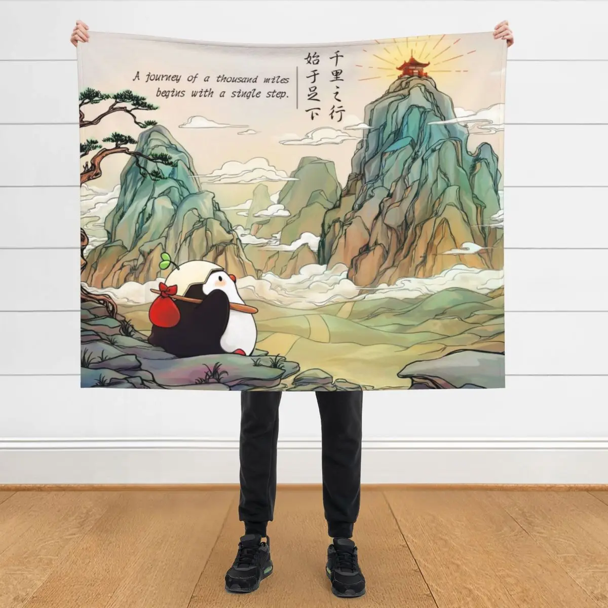 

Eggu's Journey Throw Blanket blankets and throws Furrys Thermals For Travel Beach Blankets