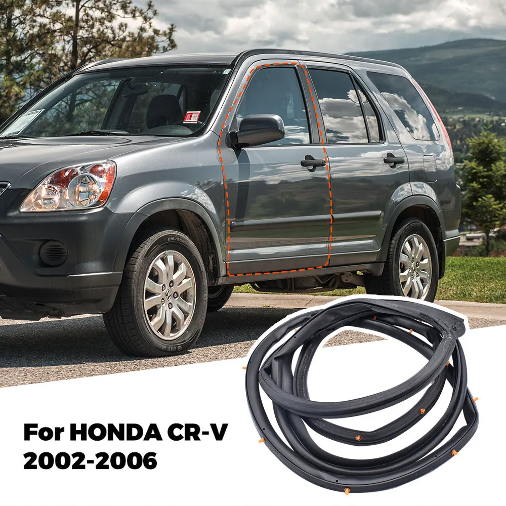 72350-S9A-003 For HONDA CRV GEN3 2007 2008 2009 2010 2011 Door Weatherstrip Moulding Seal Weather strip outer door rubber