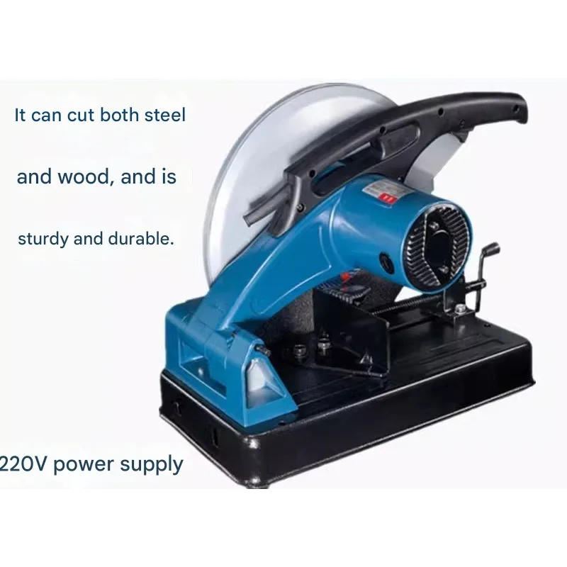 Heavy Duty Cut Off Saw 355mm Abrasive Metal Cutting Machine For Steel Stainless Steel Pipe Angle Iron Wood