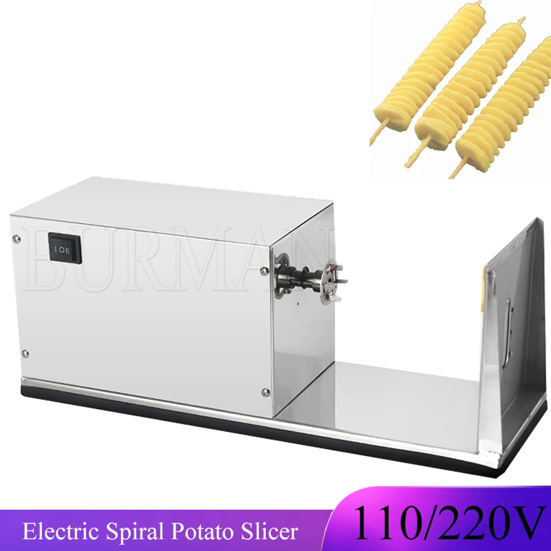 

Electric Potato Tower Machine Tornado Cutting Machine Slicer Manual Stretching