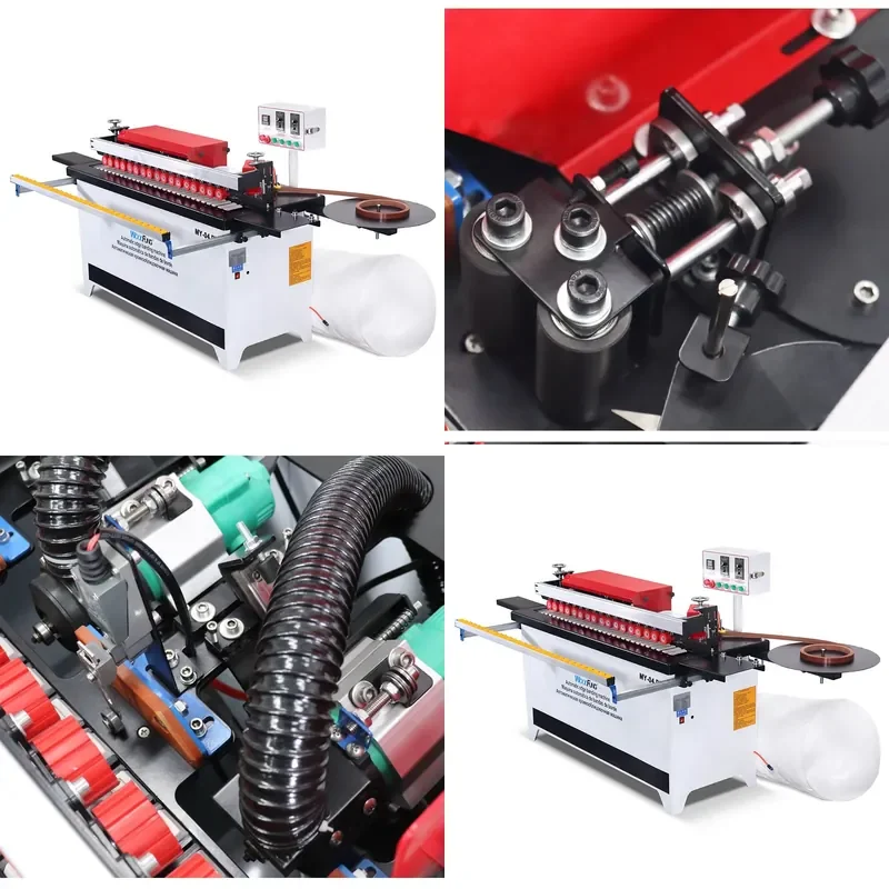 for Woodworking Profile Press Roller Furniture 0-13m/min Speed Automatic PVC Edge Banding Machine