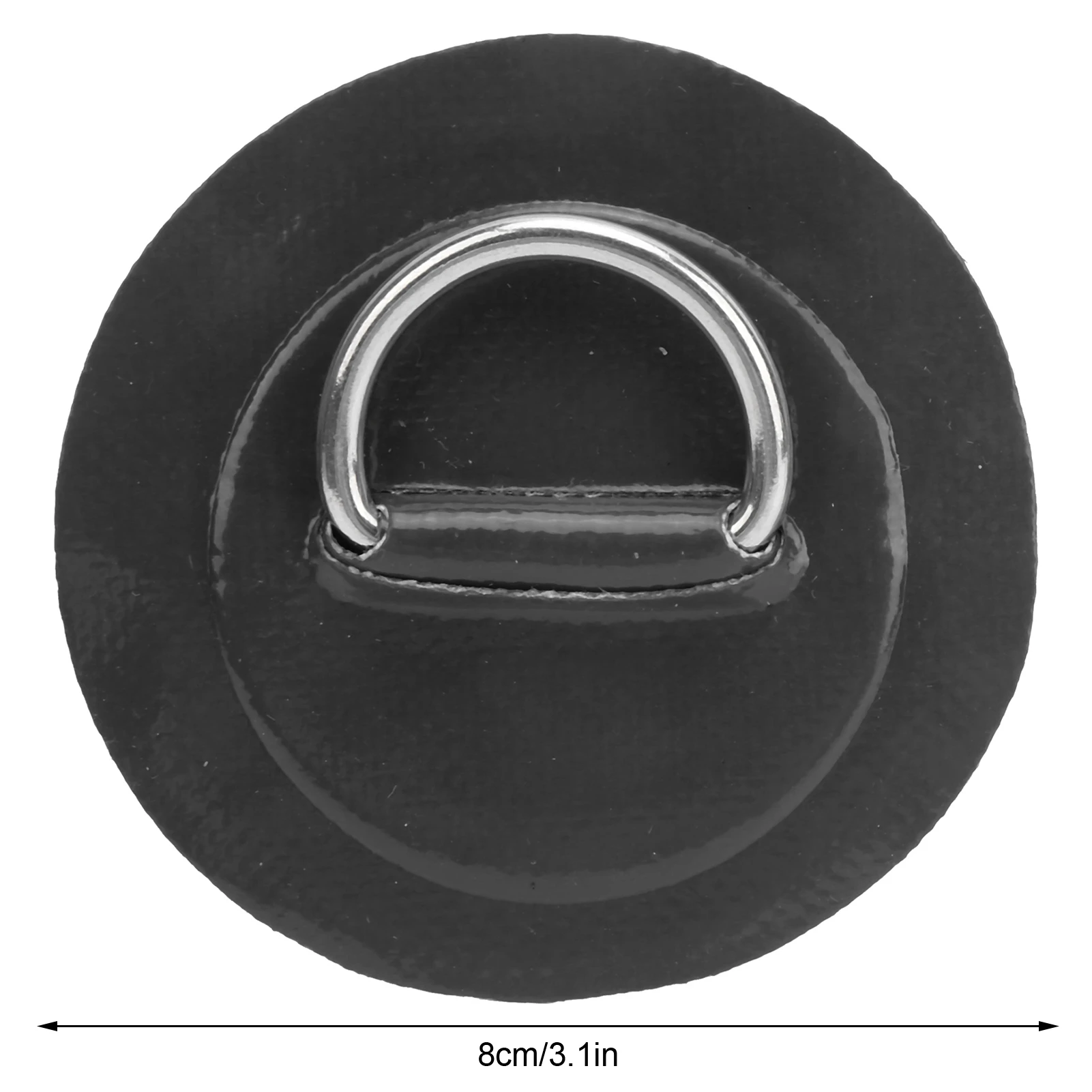 Picture 7: 2PCS Inflatable Boat Kayak D-Ring Pad Patch Durable Long‑lasting Easy Using High Quality PVC Marine Stainless Steel Fixed Buckle