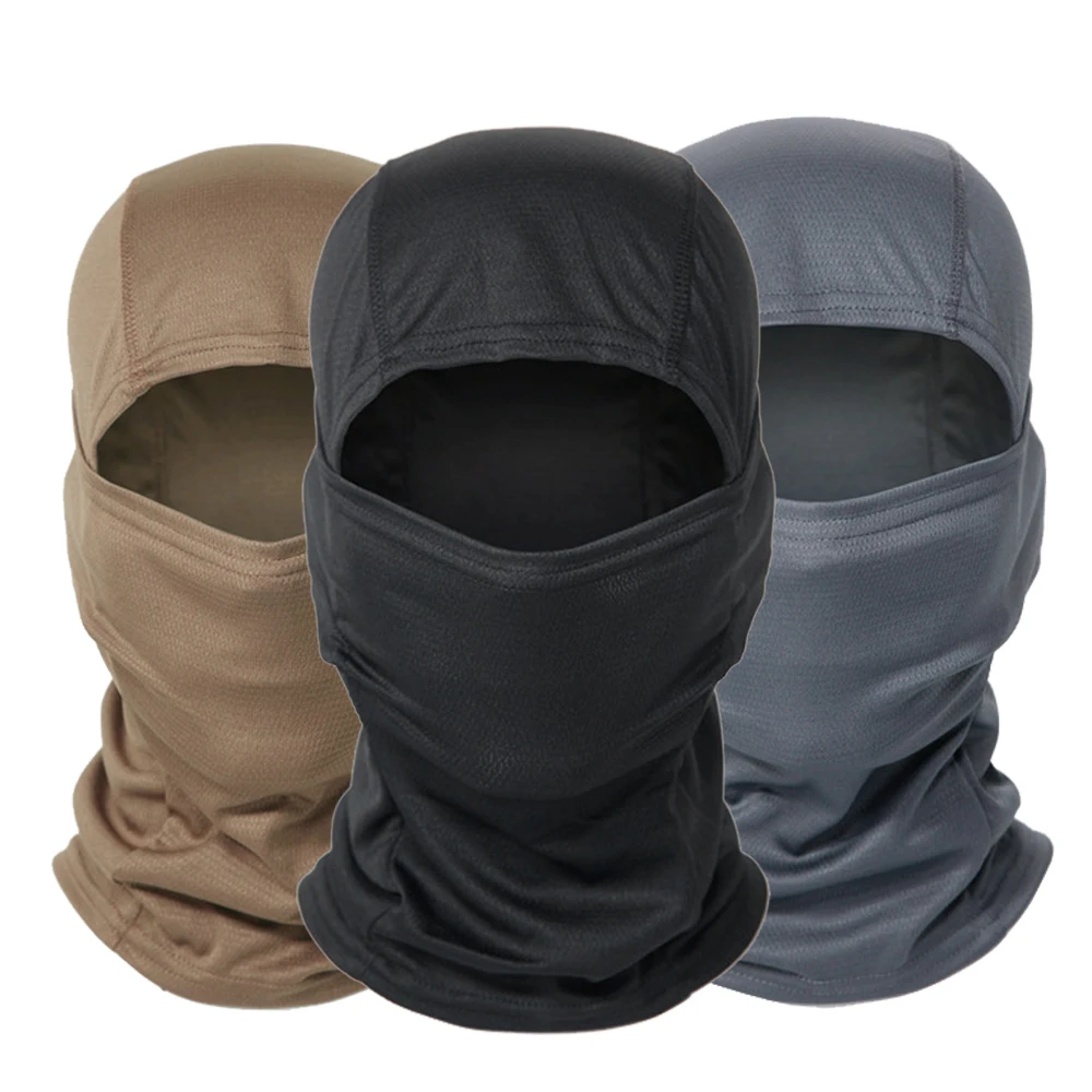 Balaclava militar táctico para bicicleta, a prueba de viento, máscara facial completa, al aire libre, caza, senderismo, cabeza del ejército, escudo cálido, bufanda de esquí