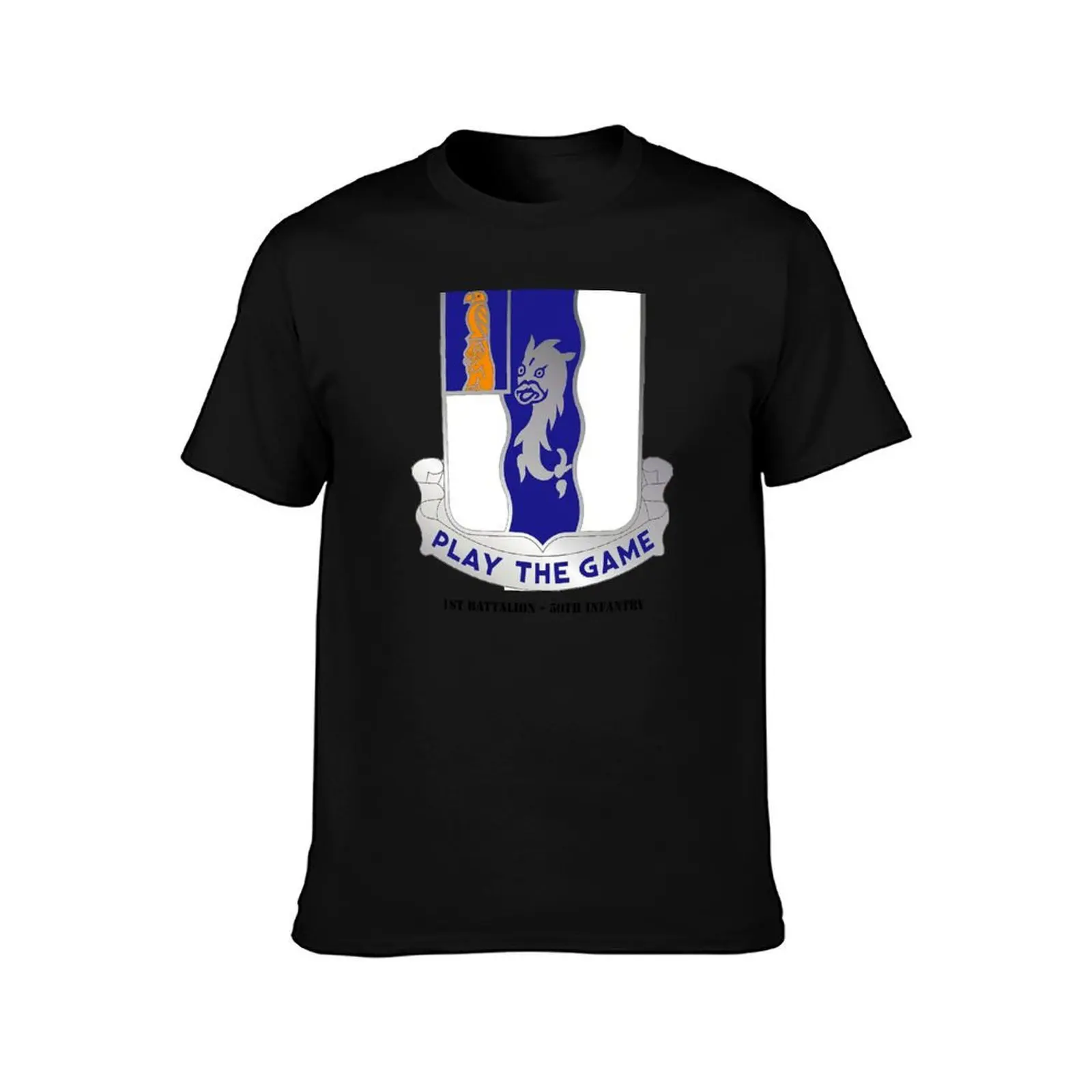 1ST BATTALION, 50TH INFANTRY T-Shirt Christmas Casual Tee Shirt T-Shirt