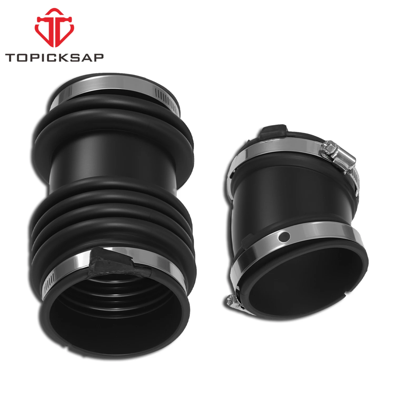 TOPICKSAP 2Pcs Engine Air Intake Hose w/Clamps for Infiniti FX35 2003-2008 Suspension 16576CG000