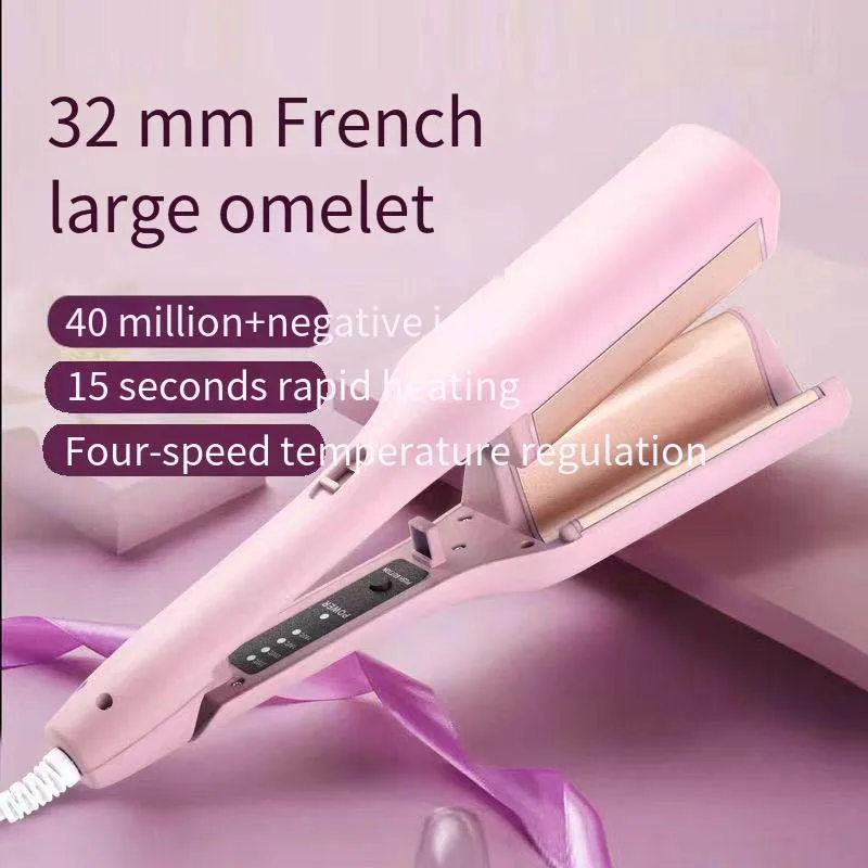 Fast Heating Hair Crimper Instrument Maintains Stable Heat Output Lowering Thermal Damage Optimizing Dull Rough Hair Texture