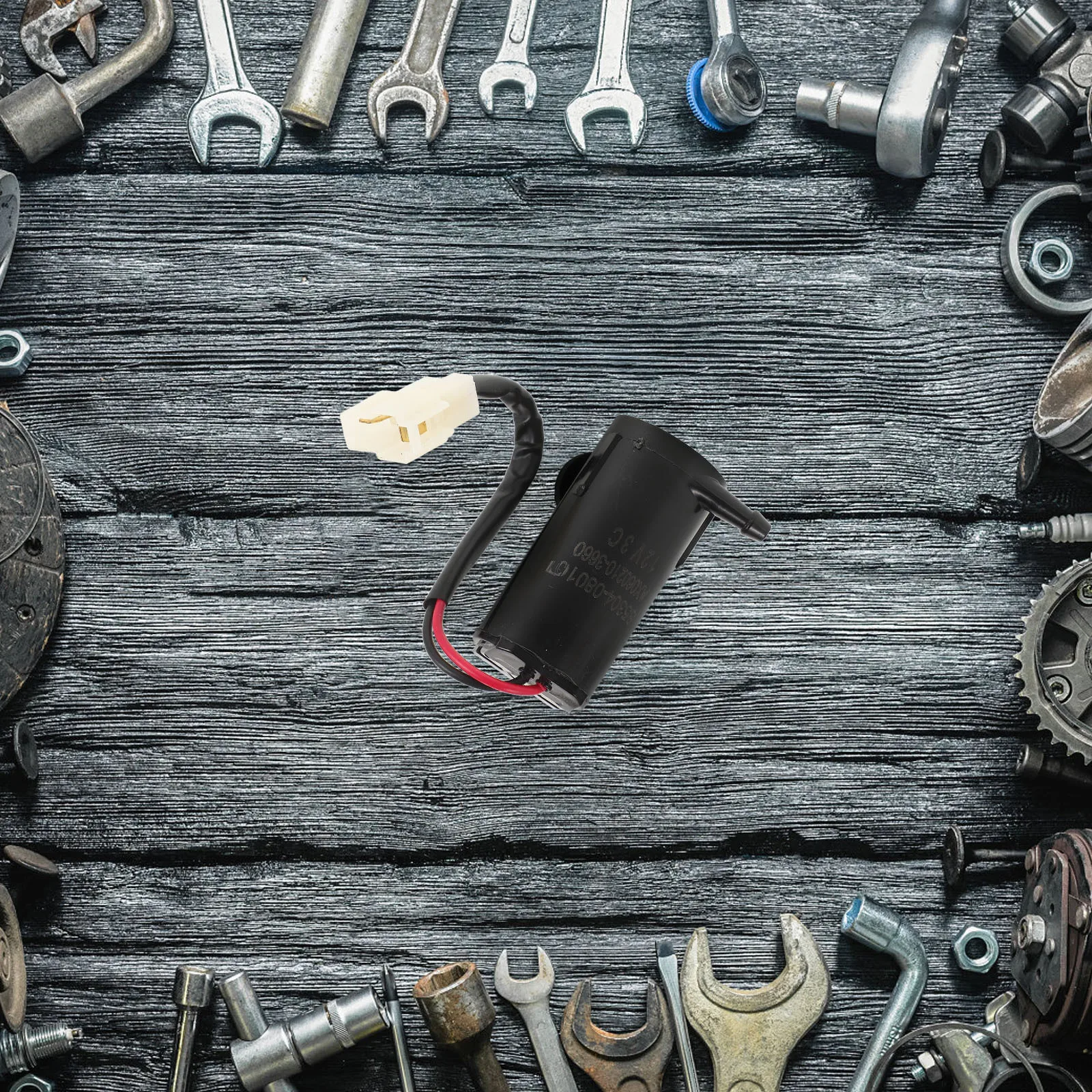 

Windshield Washer Motor For Car Rear Wiper Universal Small Hole Efficient Spraying Durable Plastic Long Lifespan Easy Install