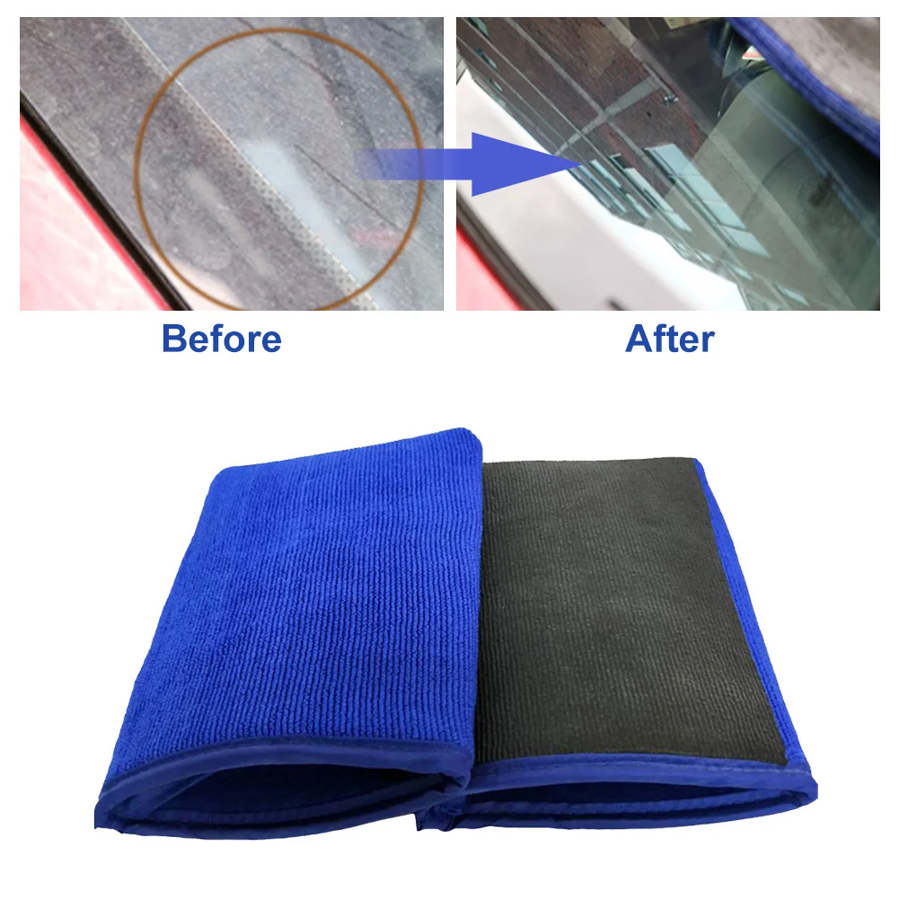 Durable Design Magic Clay Bar Mitt for Car Wash - Microfiber Detailing Towel Pad, Auto Care Cleaning Accessory