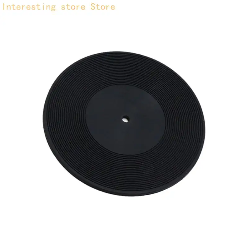 Mini-Schallplattendeck-Pad 10 aus Silikon mit strukturierter Oberseite für Heimmusik 55KC – Detail 7