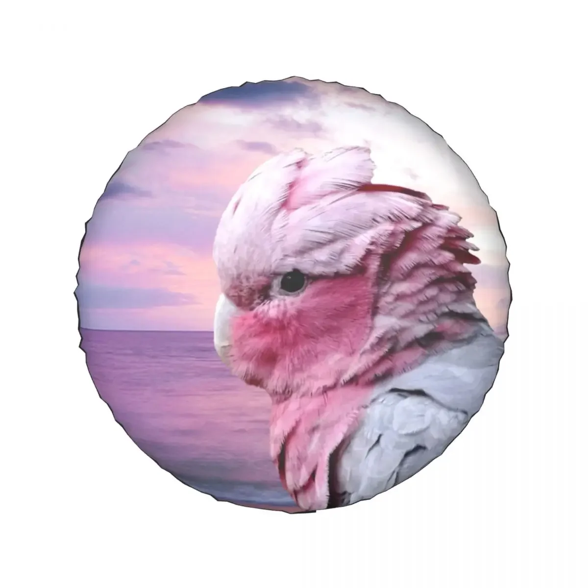 Parrot Galah Cockatoo Spare Wheel Cover for Suzuki Mitsubish 4x4 SUV Custom Bird Tire Protector 14