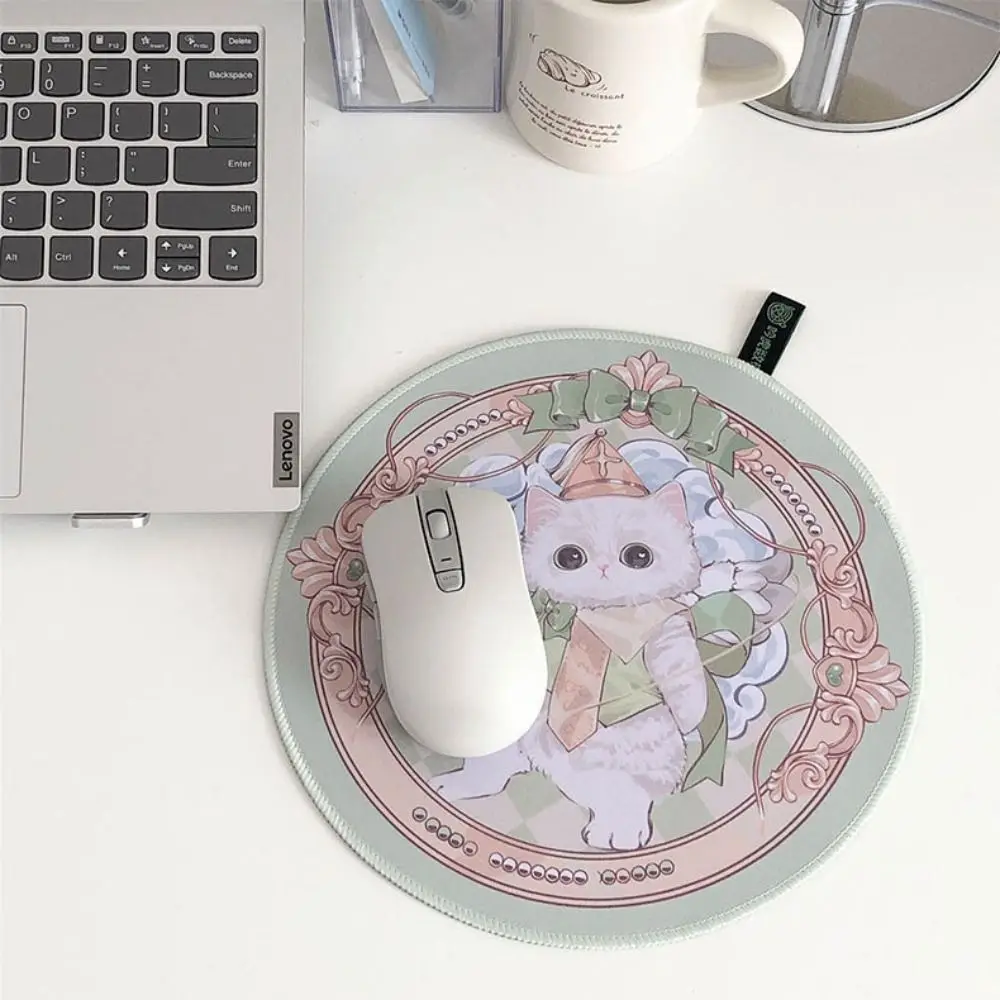 Locking Edge Mouse Mat High quality Rubber Cute Cat Gaming Mouse Pad Creative Durable Mousepad Office