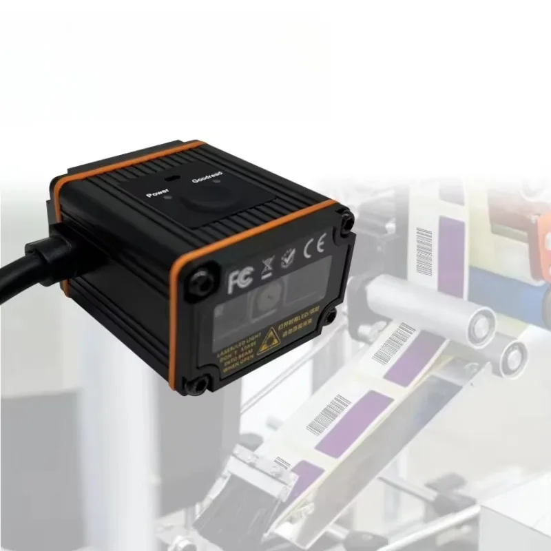 Cost-effective Position Fixed Mount Qr Code Reader USB RS232 Auto Sense Fixed 2d Barcode Scanner for Assembly Line