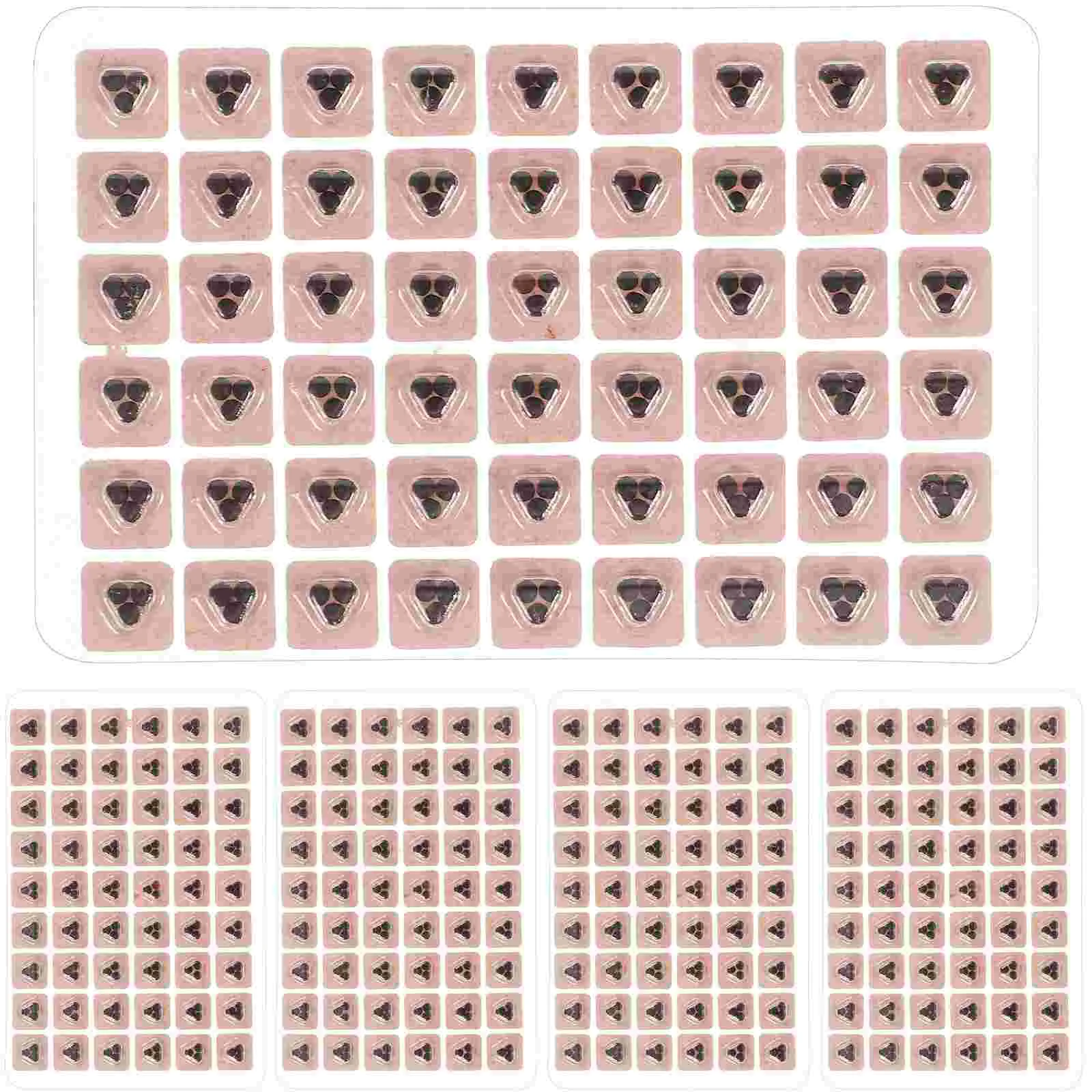 540 Pcs Auricular Massage Set Ear Acupoint Therapy Stickers Kit Acupressure Points Seeds Beans Bead Patches Healthy for