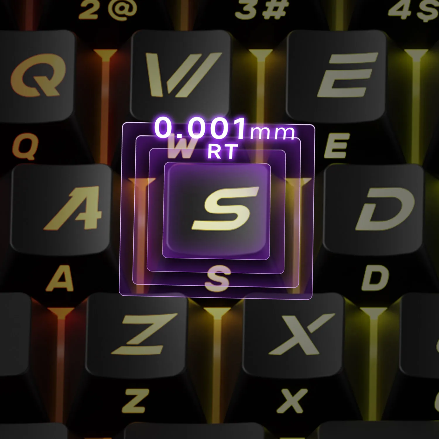 Akko Magnetic Keyboard HE 75% Layout RT0.001mm 8K USB Type-C Wired/Wireless ARGB Custom Gamer Keyboard Gasket Structure 5075 V5