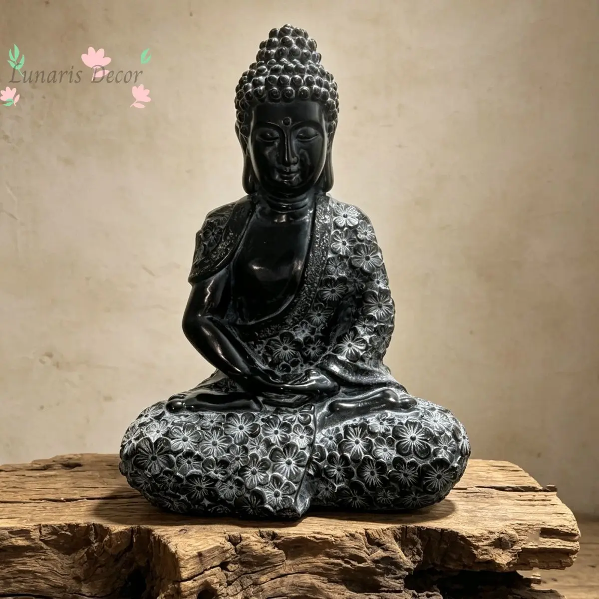 Zen sitting Buddha ornament decoration courtyard balcony garden terrace arrangement landscape villa decoration