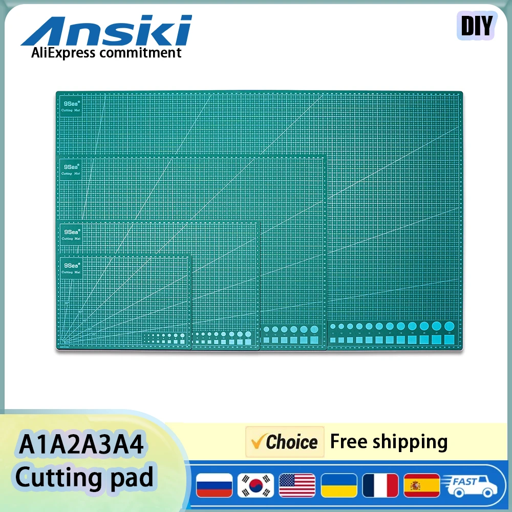 DIY Cutting pad A1 A2 A3 A4 PVC Mat Board Durable Selfhealing Sewing Student Art Paper Cutting Engraving Cut Pad tool