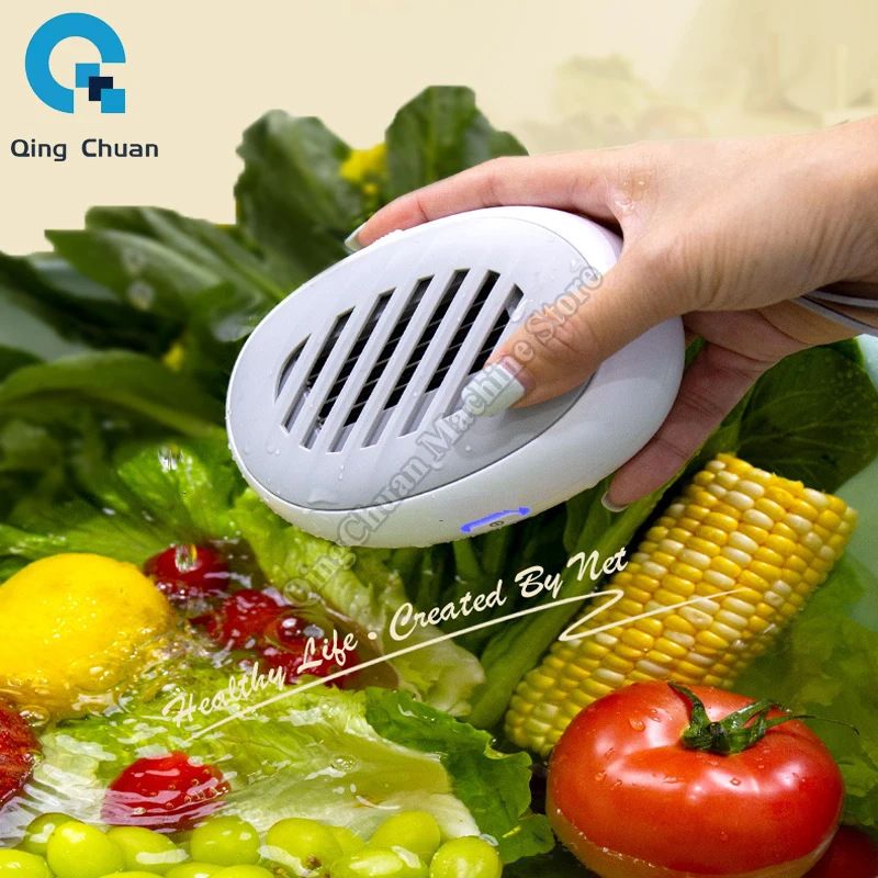 

Fruit Vegetable Cleaning Machine Remove Pesticide Residue Purifier Household Portable Fruit Vegetable Cleaning Machine