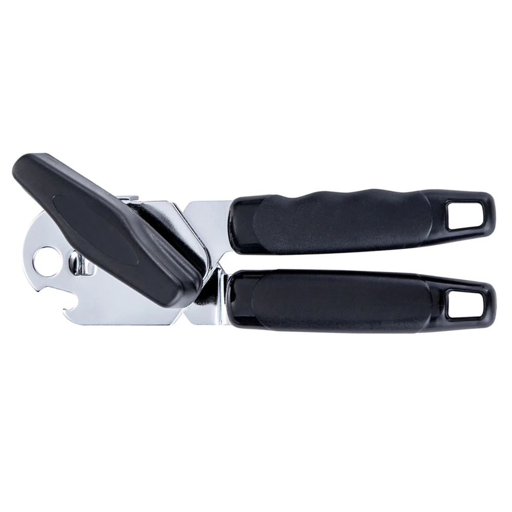 

Portable Can Opener Bottle Opener Compact H held Tool for Home Camping Picnic ABS Stainless Steel Practical
