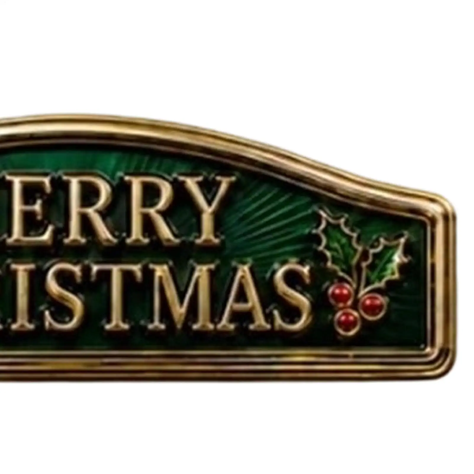 Car Emblems And Badges Christmas Iron SUV Door Decal Vintage Christmas Car Sticker For Beginner Winter Gathering Road Trip