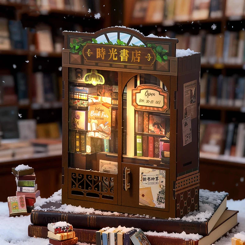 لتقوم بها بنفسك دمية كازا طقم أثاث مصغر مكتبة ورقة نموذج بيوت الدمية تجميع لعبة للأطفال هدايا عيد الميلاد كازا #4