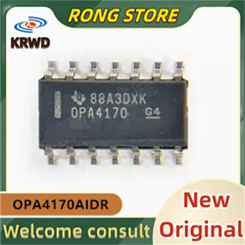 

30pcs OPA4170 OPA4170AIDR OPA4170AI SOIC-14 New and Original