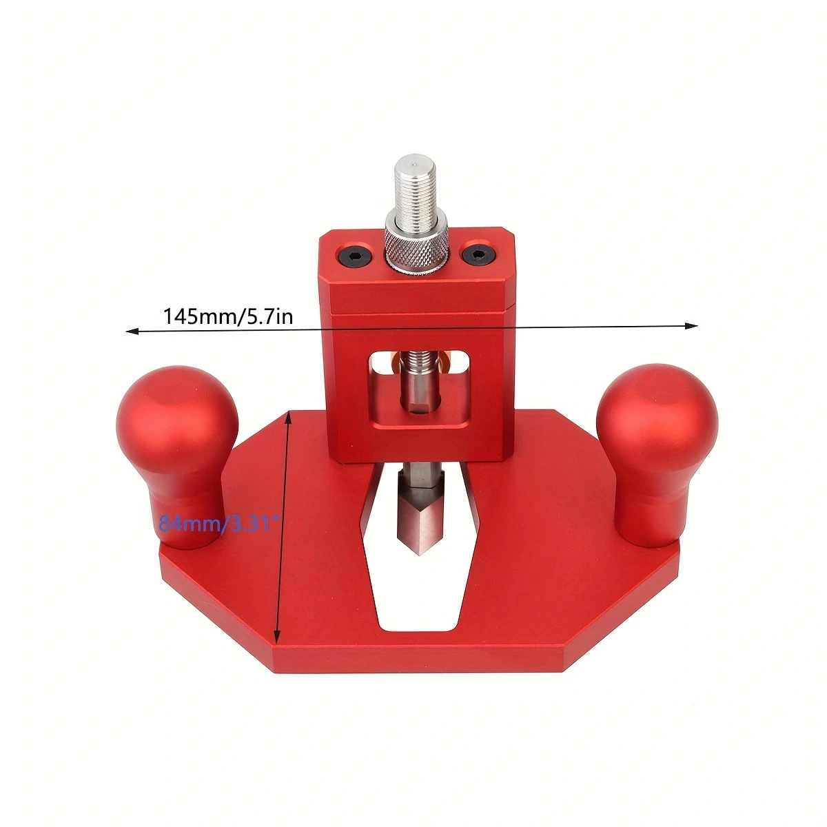 1Pc Router Plane Handheld Grooving Tool for Cutting Grooves Mortise with 2pc Blade Woodworking Tool