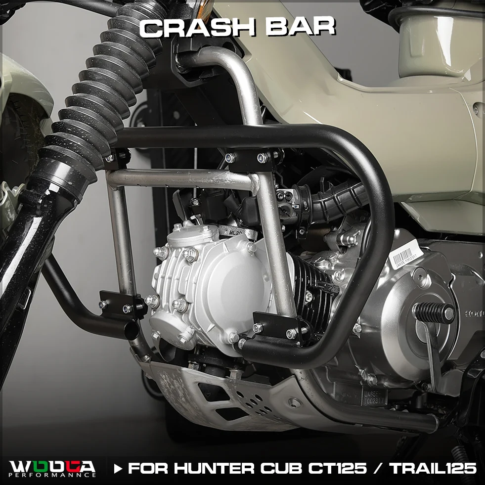 

Crash Bar GRILL For Honda CT125 JA55 JA65 Trail 125 Hunter Cub 2020-2024 Engine Guard Protection Bumper Frame Slider