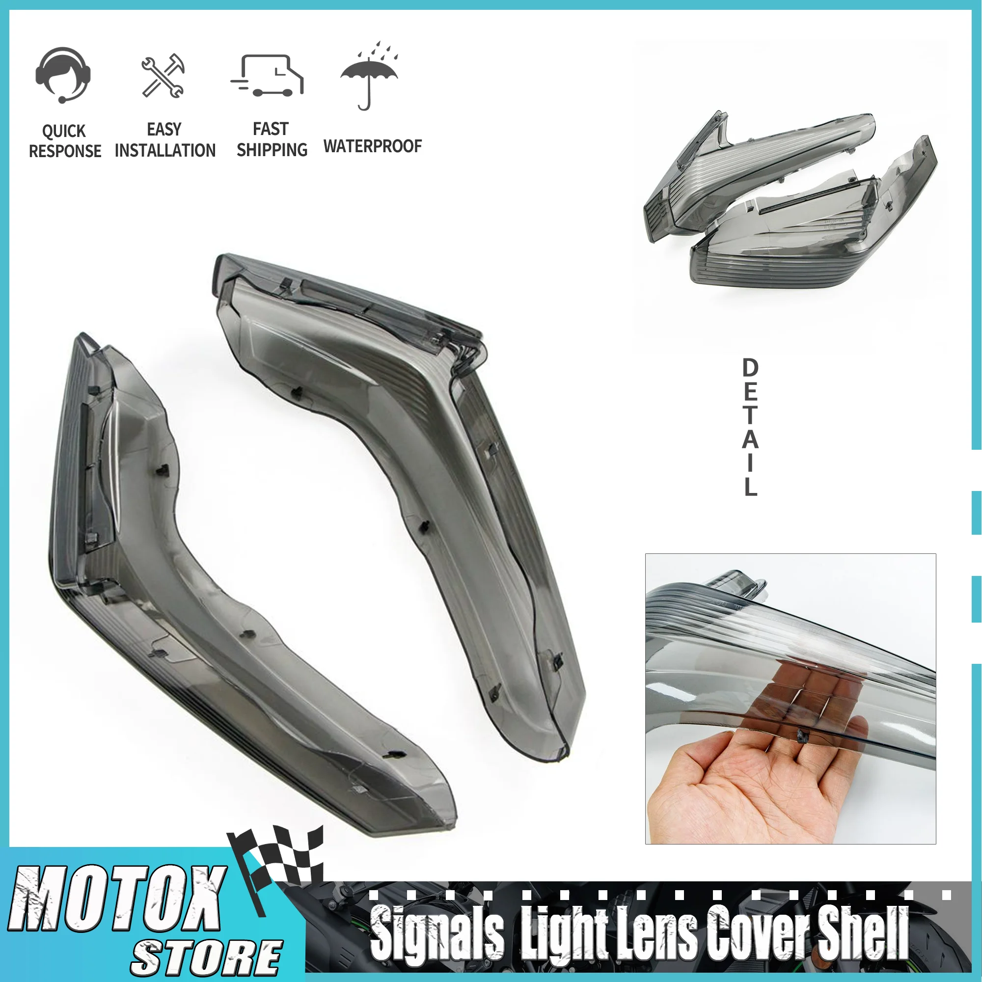 For Suzuki B-King 1300 BK1300 Motorcycle Accessoriesurn Signals Indicator Light Lamp Blinker Lens Cover Shell