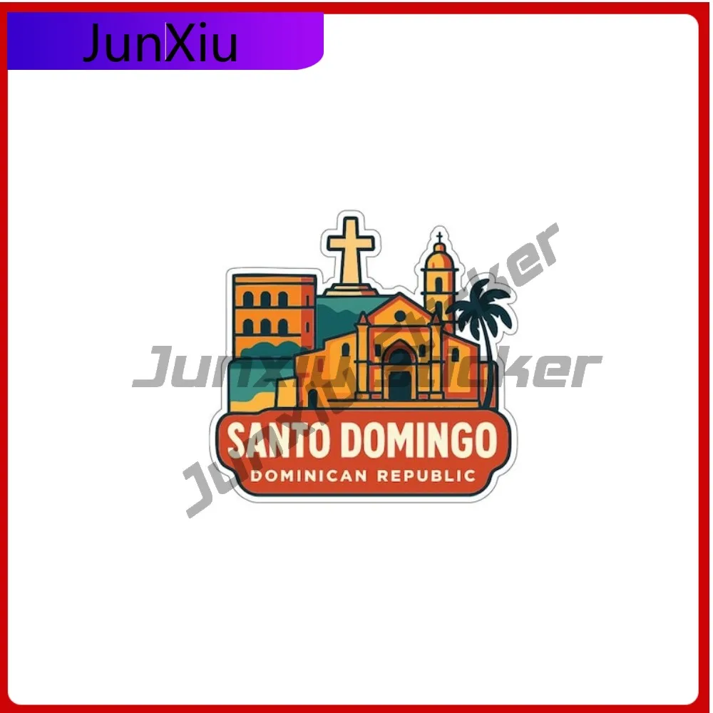 

Santo Domingo Dominican Republic City Waterproof Sticker Vinyl Decal Suv Camper Windshield Luggage Kayak Sticker Camping Car Pvc