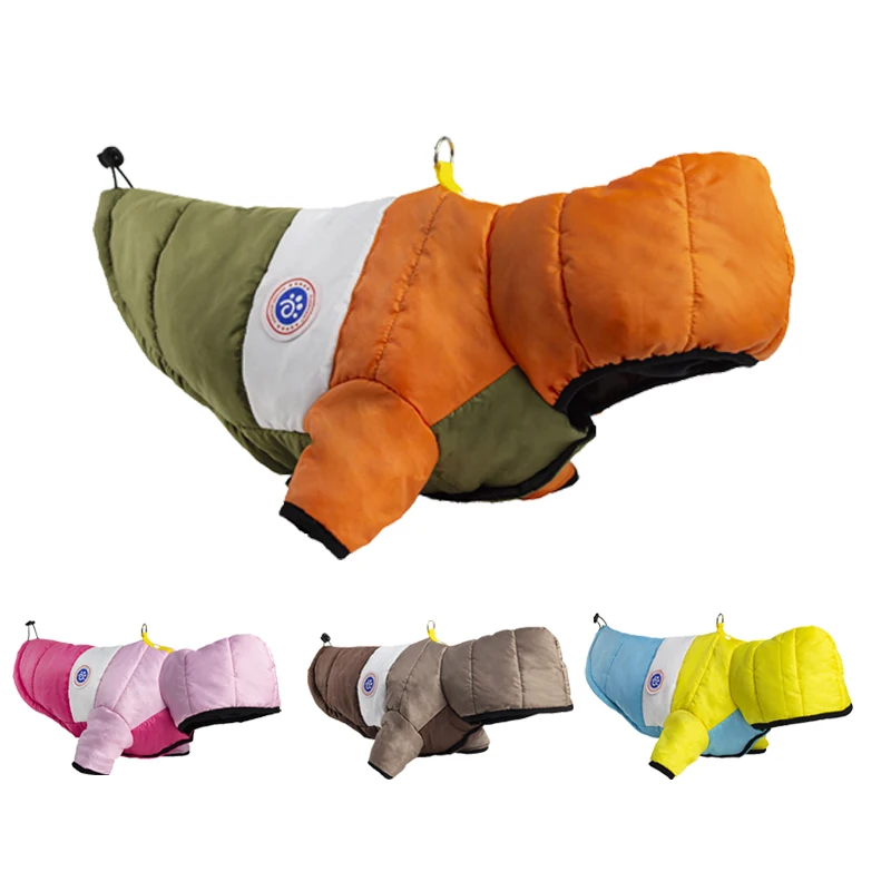 Waterproof Dog Jumpsuit Winter Pet Dog Clothes Warm Cotton Jacket for Small and Medium Dog Pug Chihuahua Clothing French Bulldog