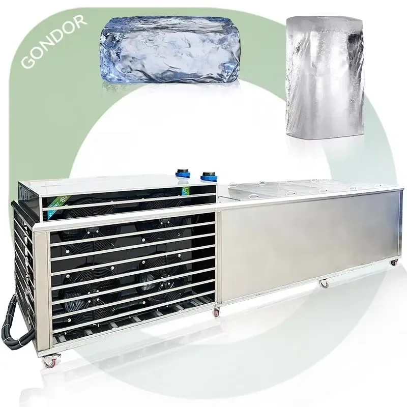Solar Ammonia Automatic China Small 50 Kg Large 10 5 Ton 500kg Ice Brick Block Plant Make Machine Haiti