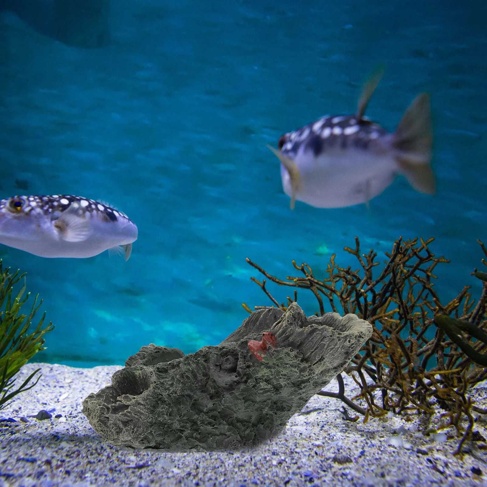 

1Pcs Resin Artificial Tree Stump Aquarium Decoration Fish Tank Landscape Ornament Natural Hideout Fish Growth Tank Accessories