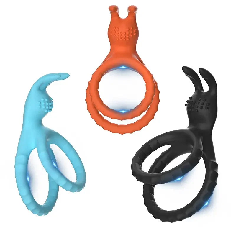Silicone Penis Ring Delay Ejaculation Clitoris Stimulator Cock Ring Ejaculation Delay Penisring Erection Penis Ring for Couples